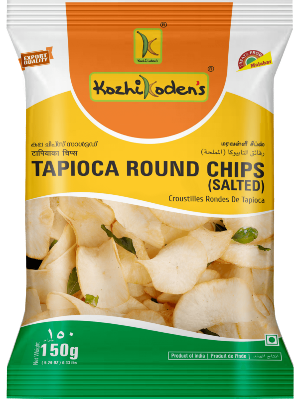 KK Tapioca round chips salted 150g